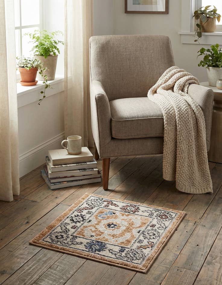 Detail image of 1' 4 x 1' 4 Eco Traditional Sample Rug