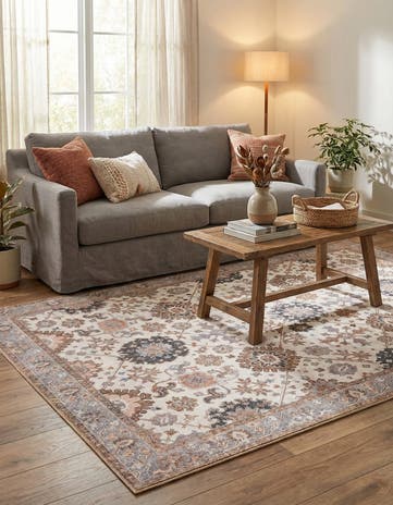 5' 1 x 8' Washable Timeless Rug