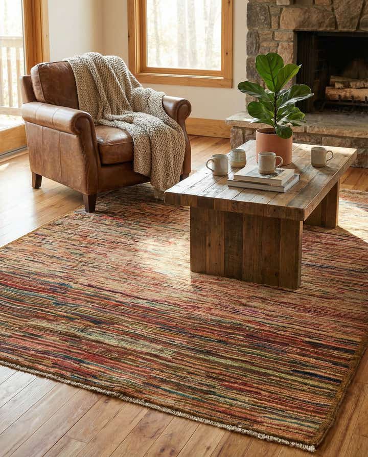 3' 10 x 5' 7 Hand Knotted Modern Ziegler Rug