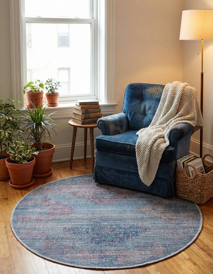 Detail image of  3' 3 x 3' 3  Washable Sisu Round Rug