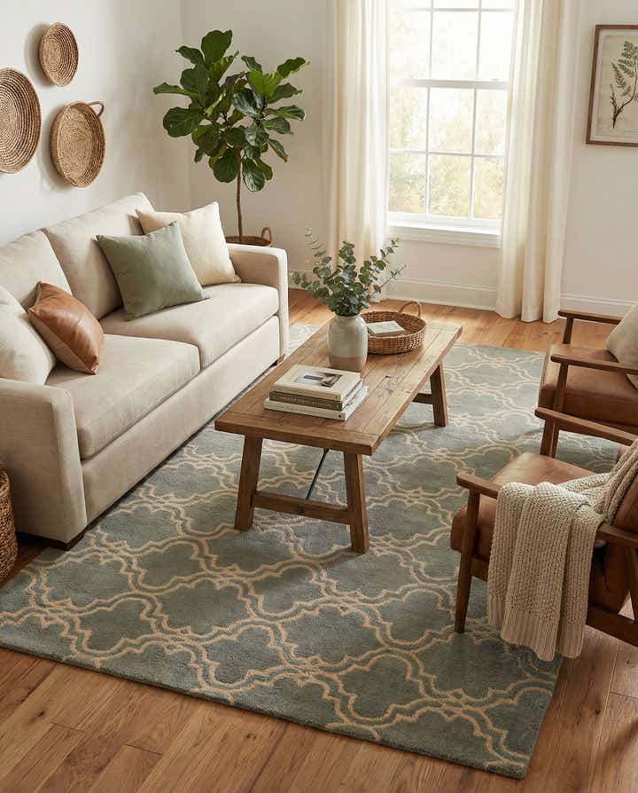 5' x 8' Luna Wool Rug