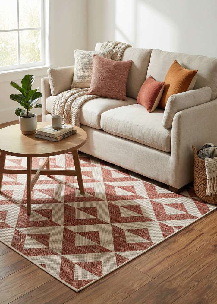 4' x 6' Easy-Clean Jill Zarin Napa Indoor / Outdoor Rug