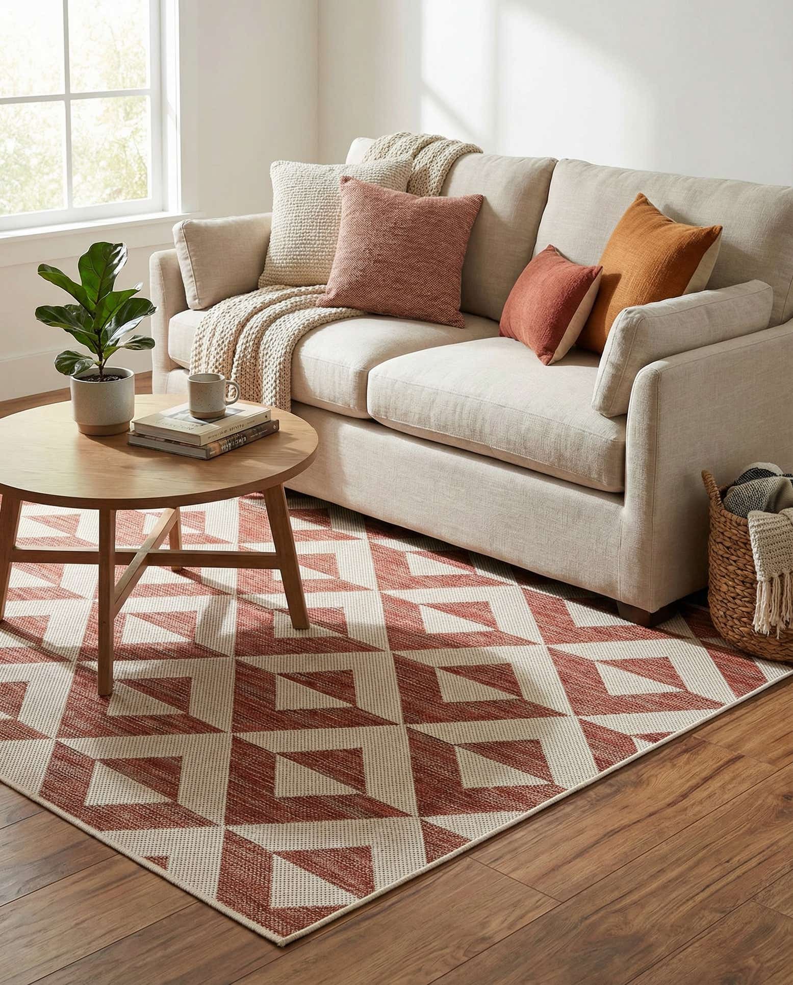 4' x 6' Easy-Clean Jill Zarin Napa Indoor / Outdoor Rug