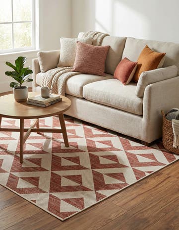 4' x 6' Easy-Clean Jill Zarin Napa Indoor / Outdoor Rug