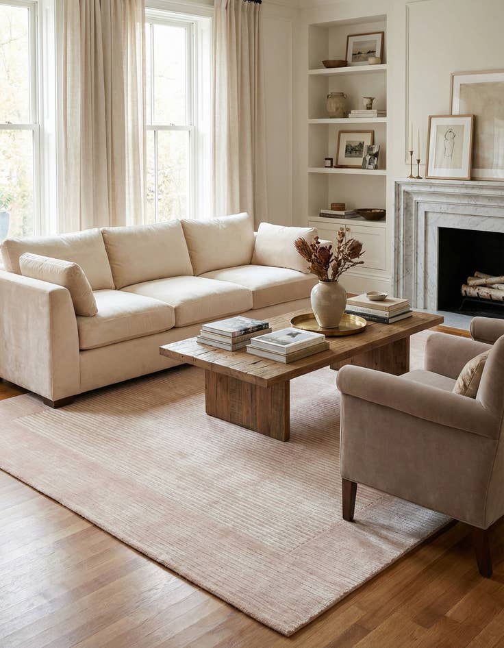 Detail image of 5' 6 x 7' 10  Hand Knotted Darya Wool Rug