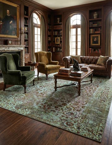 9' 4 x 12' 4 Vintage Royal Wool Rug