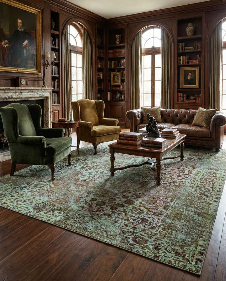 9' 4 x 12' 4 Vintage Royal Wool Rug