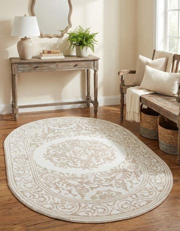 4' x 6' Hermitage Oval Rug