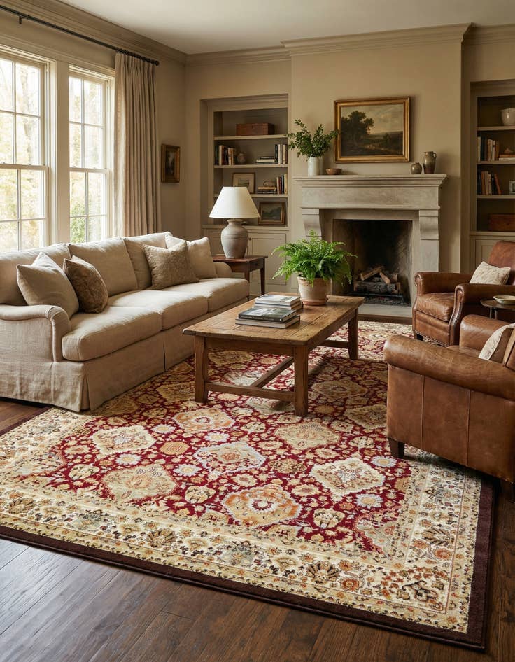 Detail image of 10' 6 x 16' 5 Classic Agra Rug