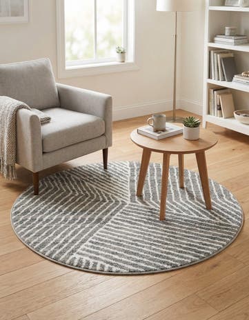 4' x 4' Oslo Round Rug