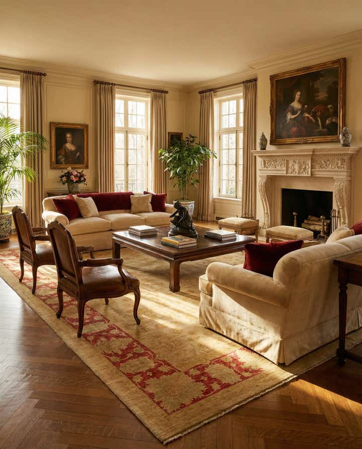 11' 4 x 16' 4 Ziegler Wool Rug