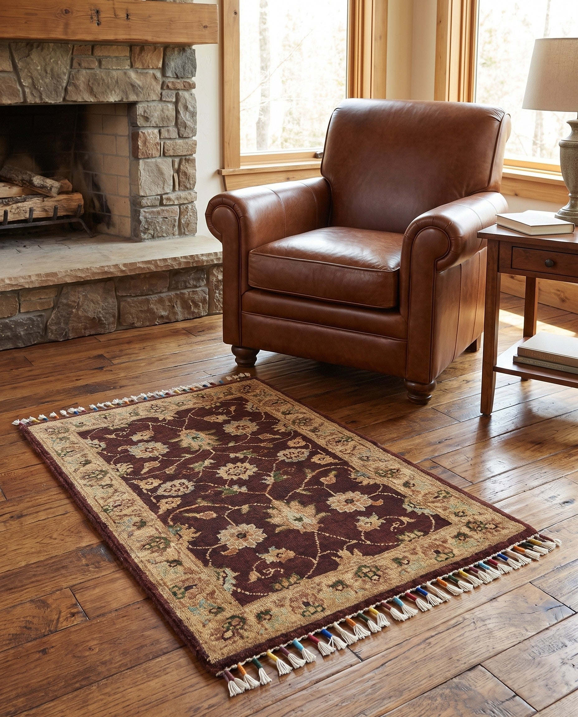 2' x 2' 10 Hand Knotted Ariana Ziegler Rug