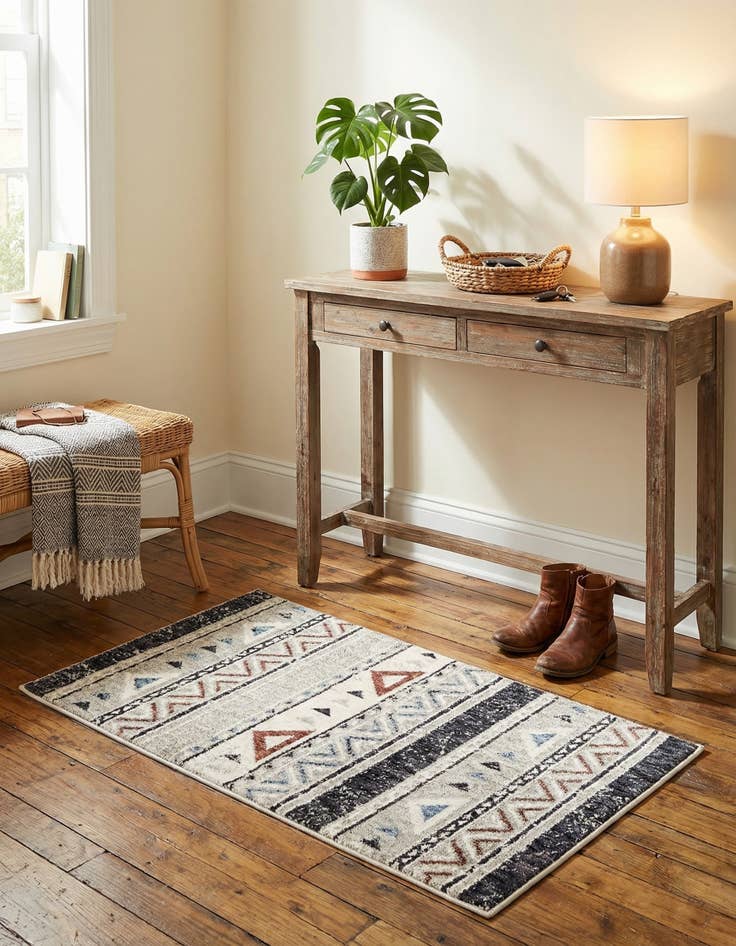 Detail image of  2' x 3' Eco Southwestern Rug