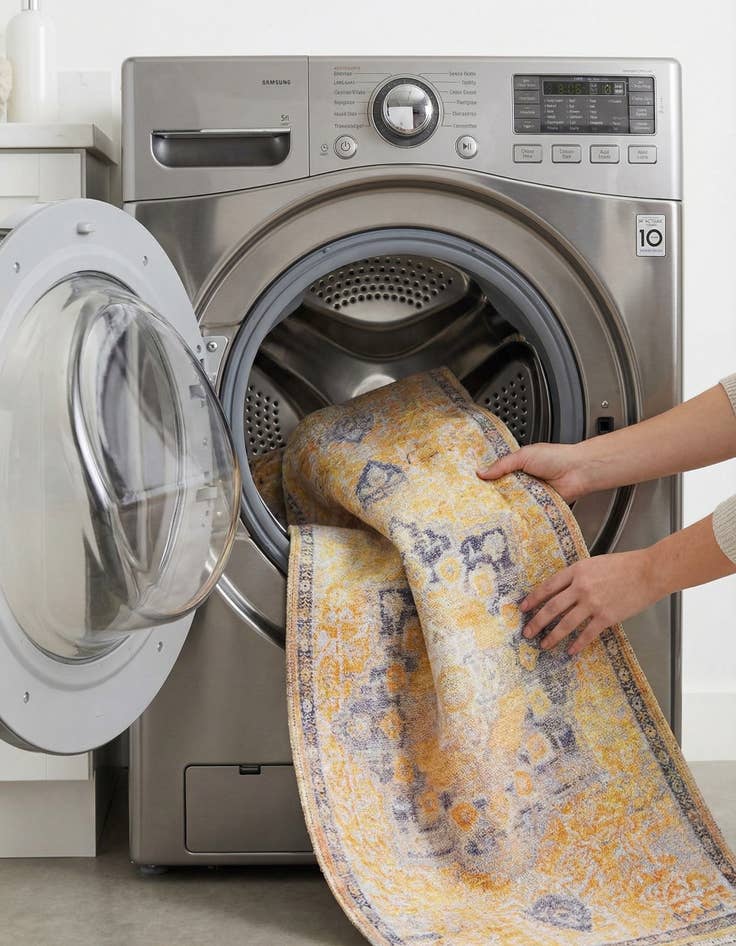 Detail image of 2' x 6'  Washable Renaissance Runner Rug