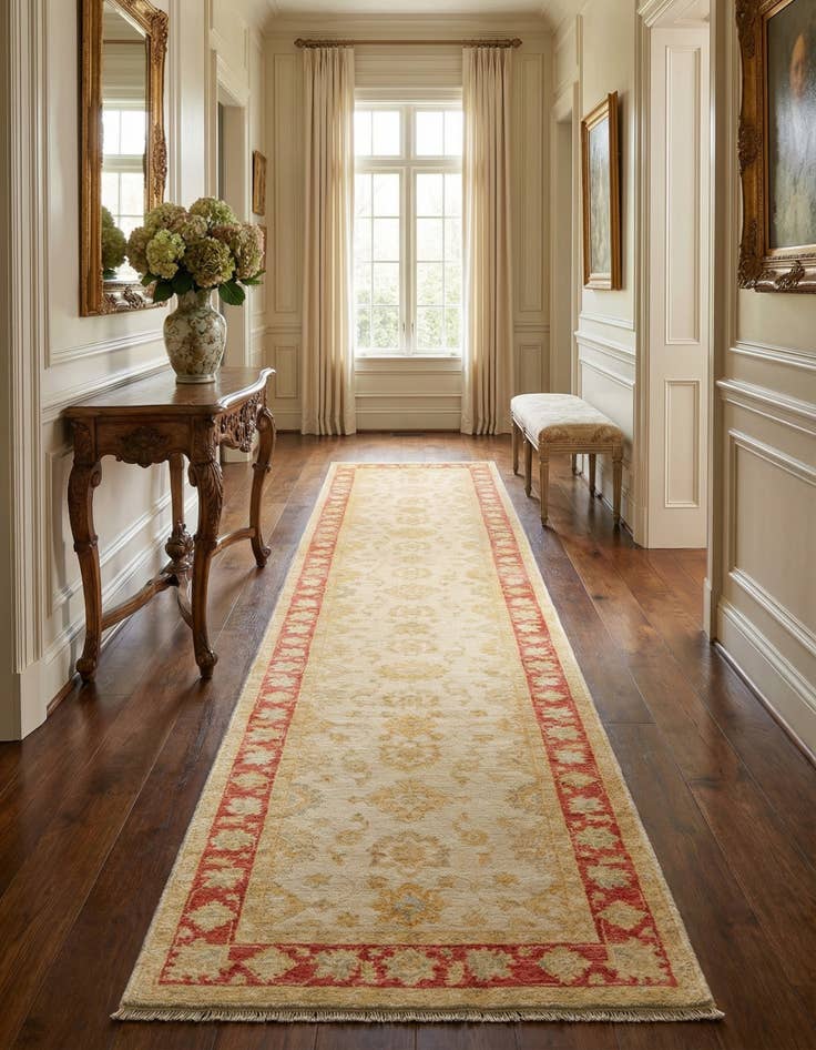 Detail image of 2' 6 x 12' 11 Kaizar Wool Runner Rug