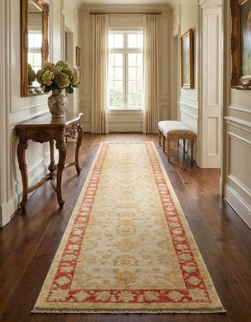 2' 6 x 12' 11 Kaizar Wool Runner Rug