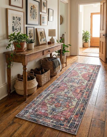 2' x 8' Washable Maahru Runner Rug
