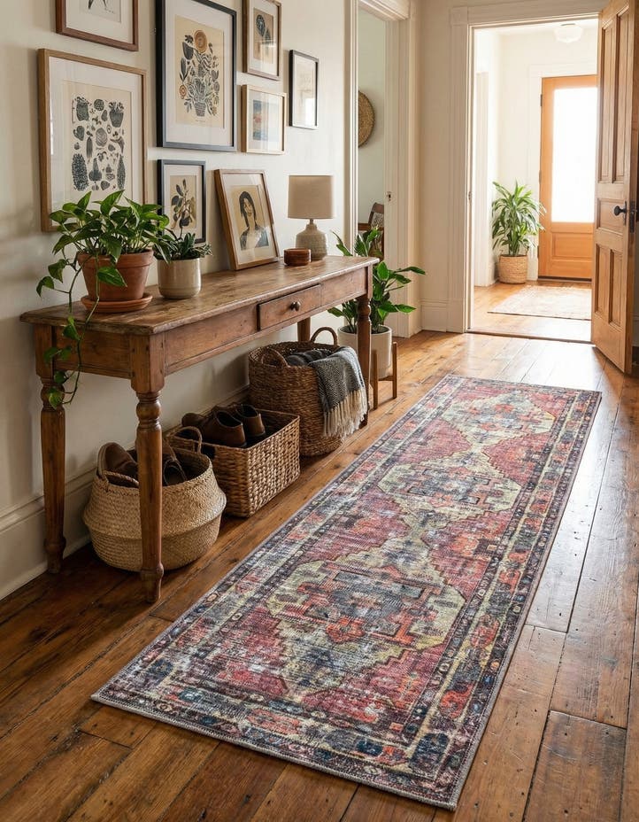 2' x 8' Washable Maahru Runner Rug