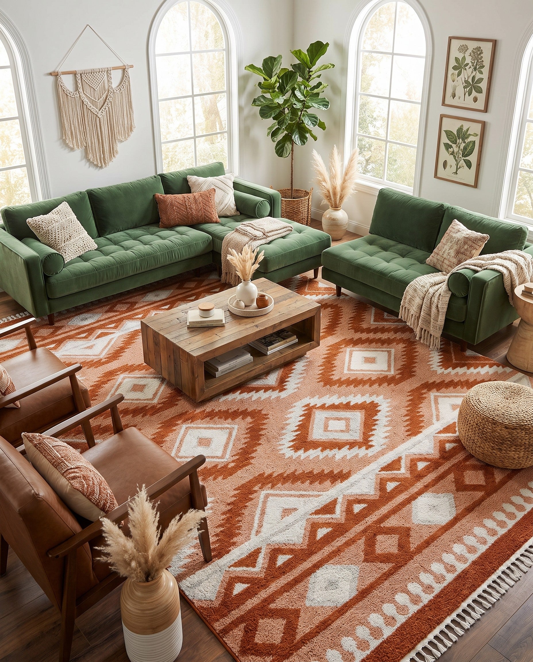 9' 6 x 14' 3 Boho Rug