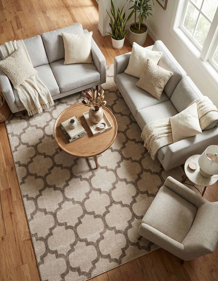 Detail image of 7' x 10' Trellis Rug