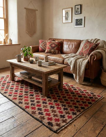 2' 10 x 4' 9 Hand Knotted Balouch Persian Wool Rug