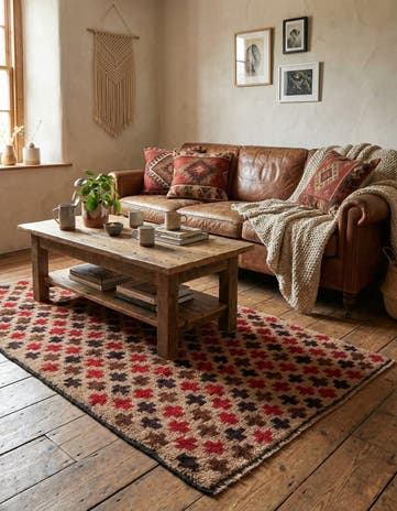 2' 10 x 4' 9 Hand Knotted Balouch Persian Wool Rug