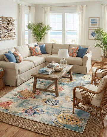 10' x 13' Washable Amalfi Rug