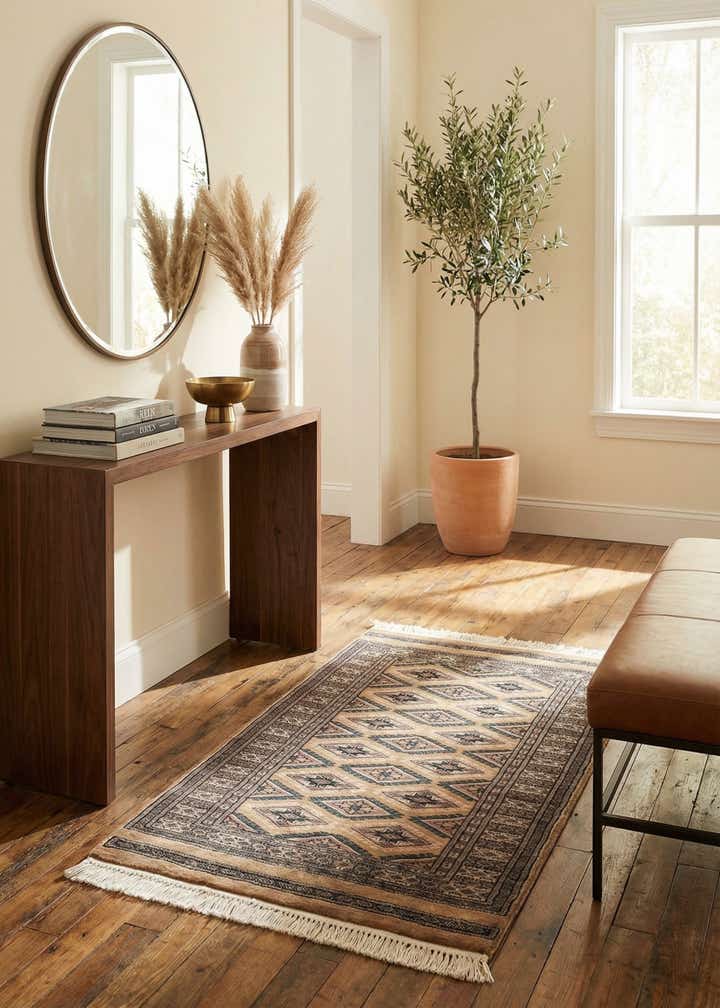 2' 6 x 4' 1 Hand Knotted Bokhara Rug