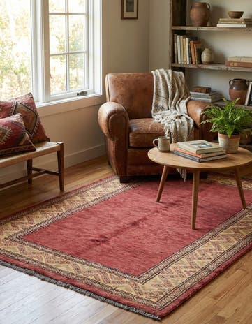 3' 2 x 5' 8 Hand Knotted Kashkuli Gabbeh Oriental Wool Rug