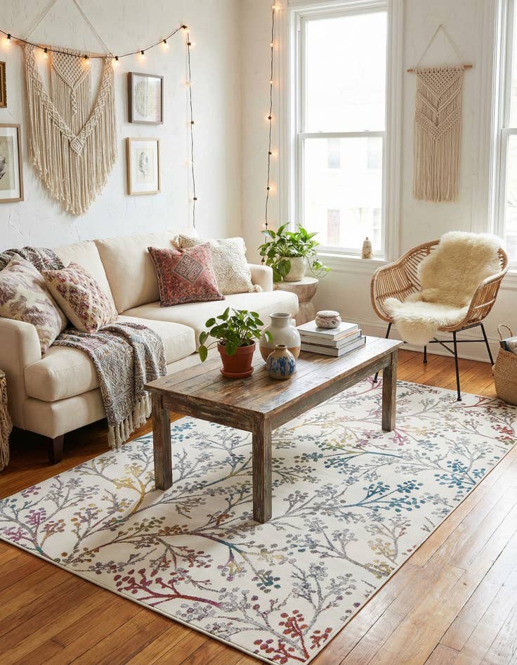 Detail image of 5' 3 x 7' 10 Blossom Rug