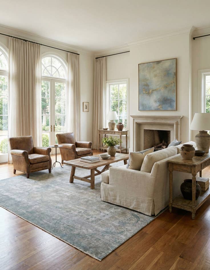 Detail image of 10' x 13'  Hand Knotted Ultra Vintage Persian Wool Rug