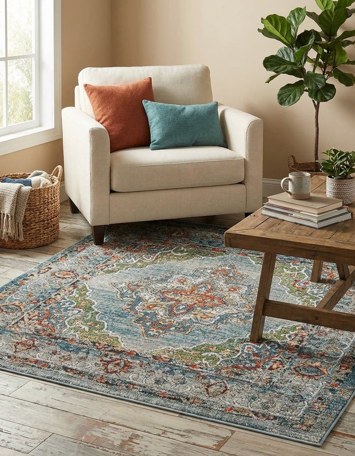 5' x 5' Isabella Square Rug