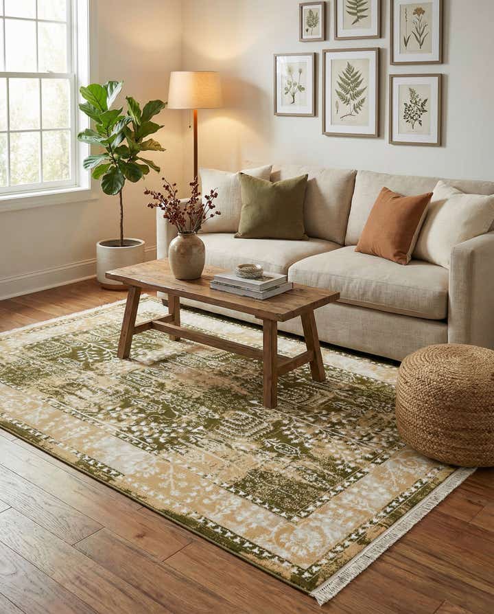4' x 6' Nain Design Rug