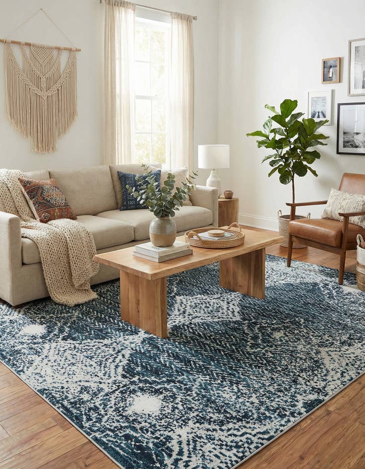 Detail image of 7' 10 x 10' Kamala Washable Rug