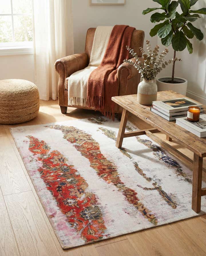 3' x 5' 4 Hand Knotted Ultra Vintage Persian Wool Rug