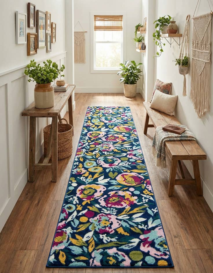 Detail image of 2' 7 x 12' Bloom Runner Rug