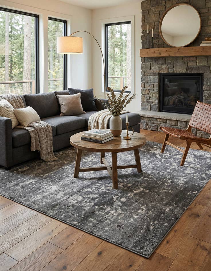 Detail image of 7' 10 x 7' 10 Oregon Square Rug