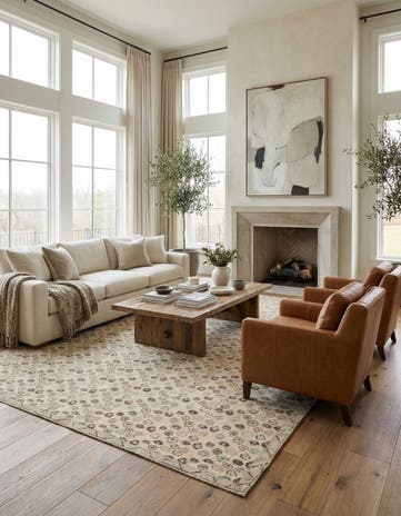 9' 2 x 12' 6 Hand Knotted Darya Wool Rug