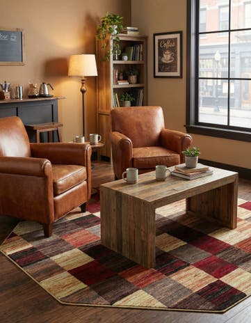 Cafe Octagon Rug