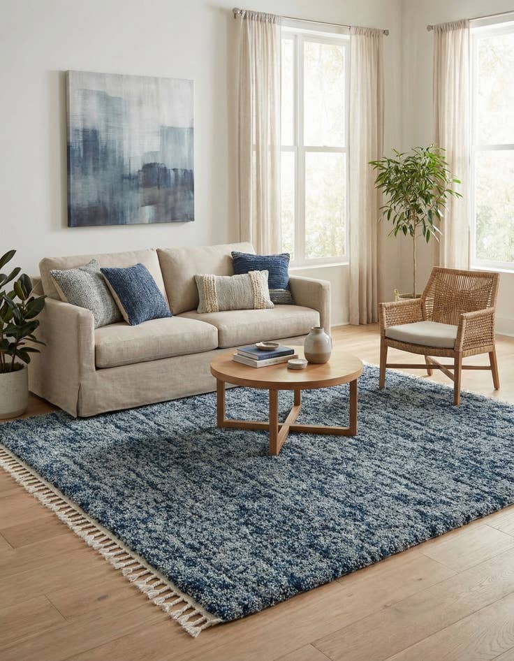 Detail image of 8' x 8' Lagom Shag Square Rug