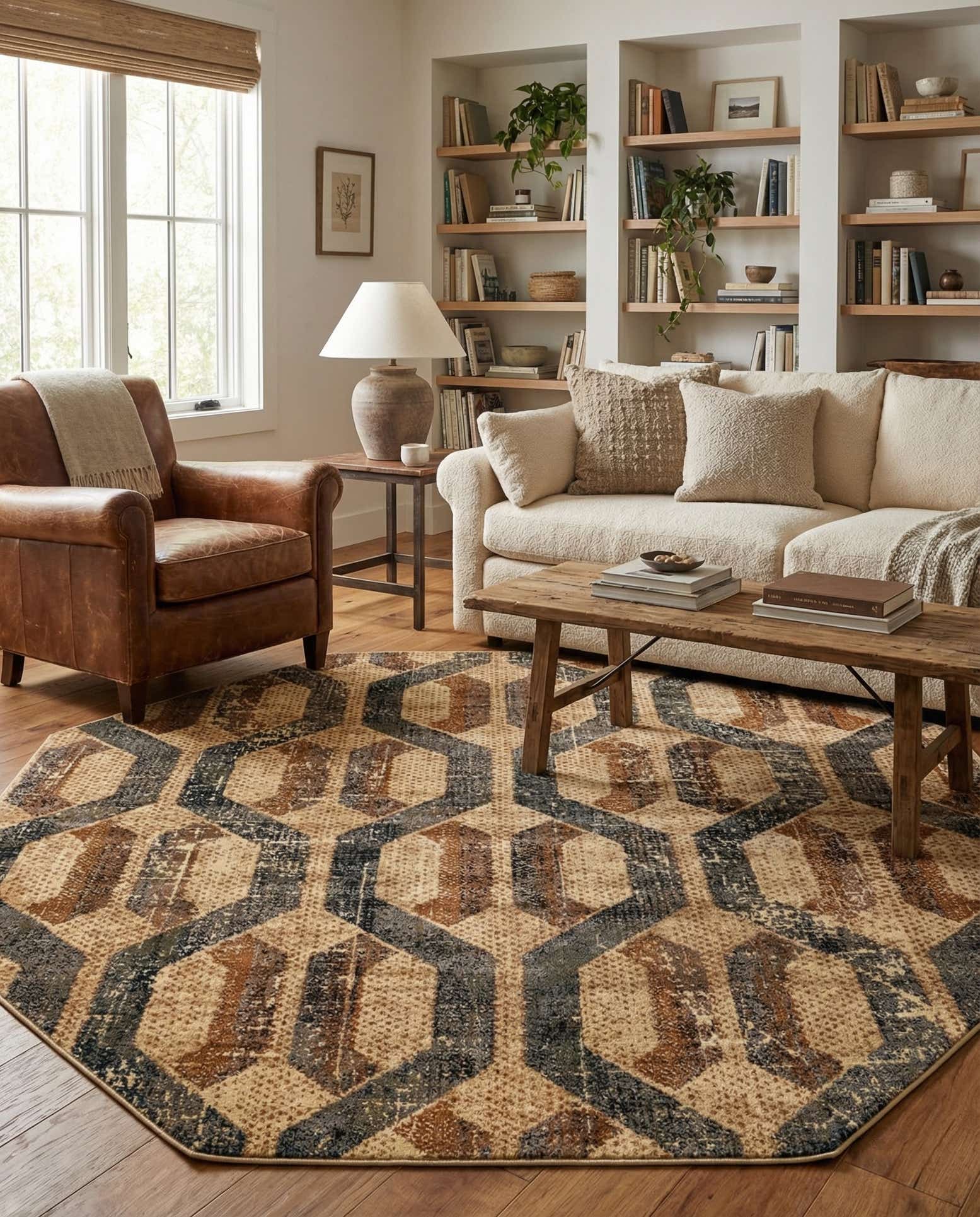 8' x 8' Saturn Octagon Rug