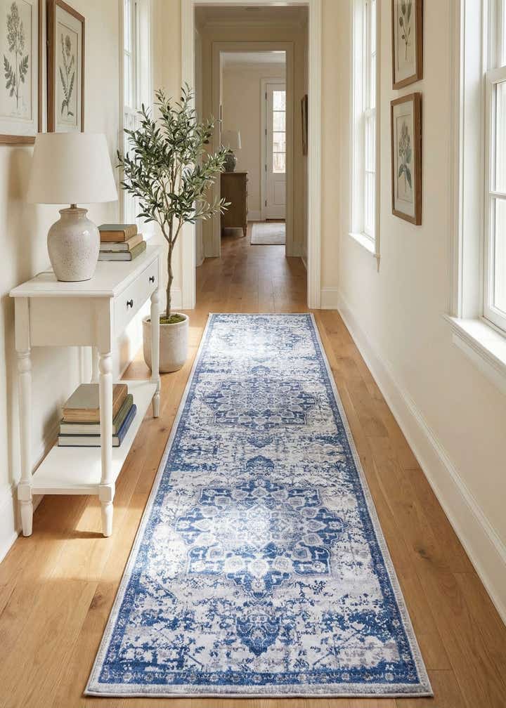 2' x 13' Washable Francesca Runner Rug