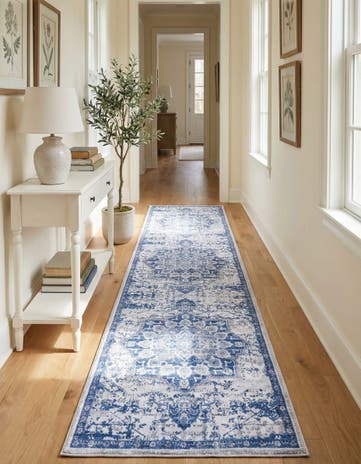 2' x 13' Washable Francesca Runner Rug
