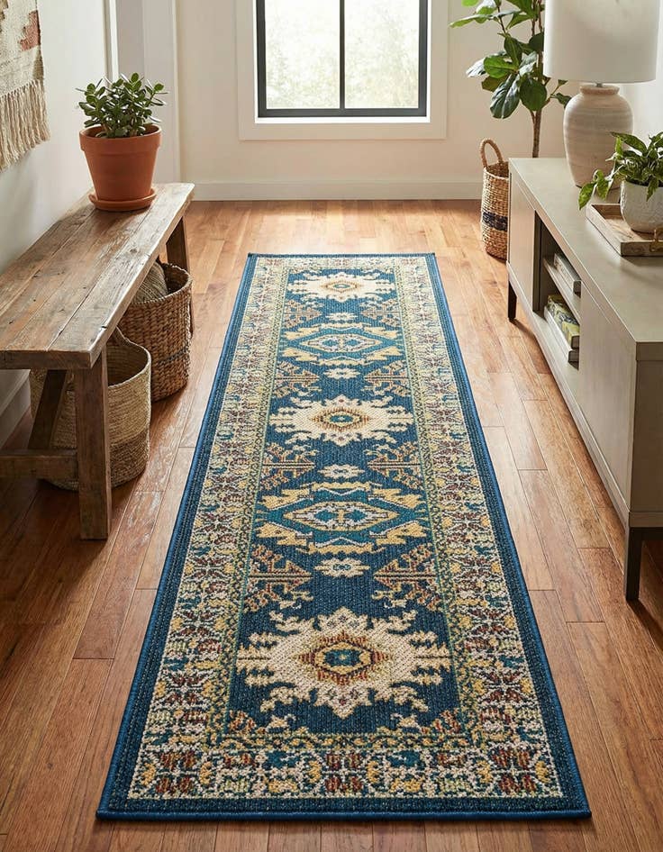 Detail image of 2' x 8'  Washable Baja Indoor / Outdoor Runner Rug