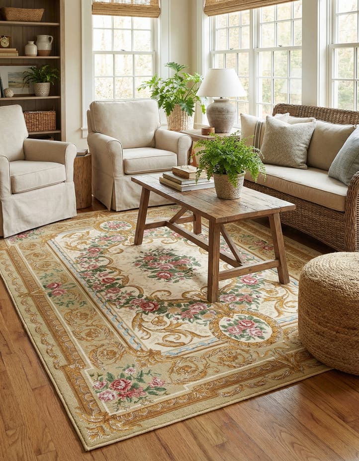 5' x 8' Easy-Clean Traditional Indoor / Ou...