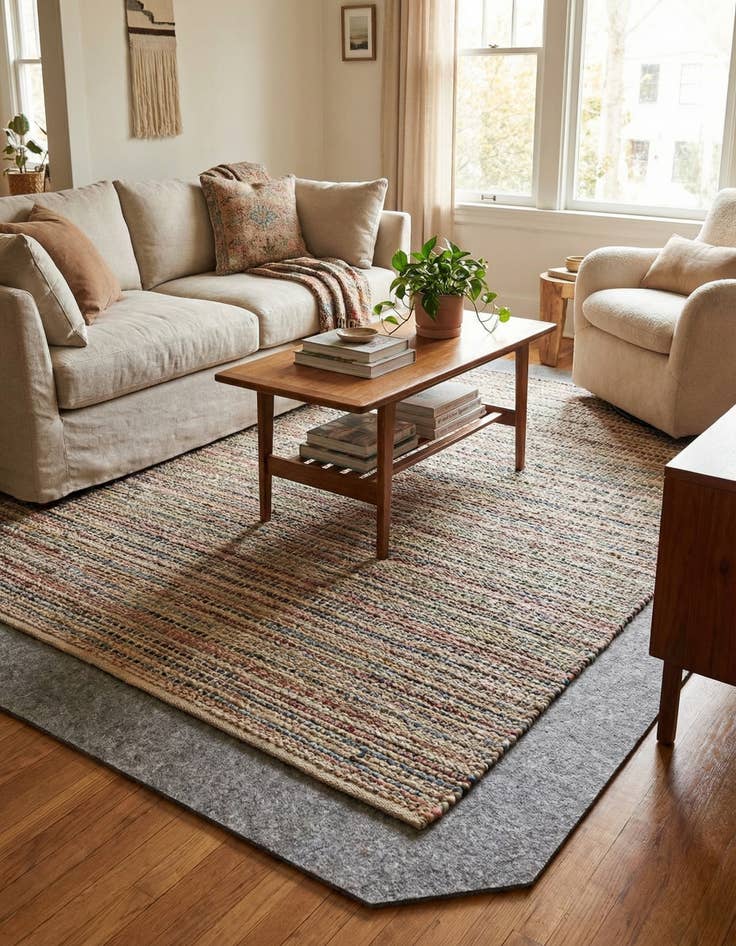 Detail image of 6' x 6' Octagon Uni-Luxe Rug Pad