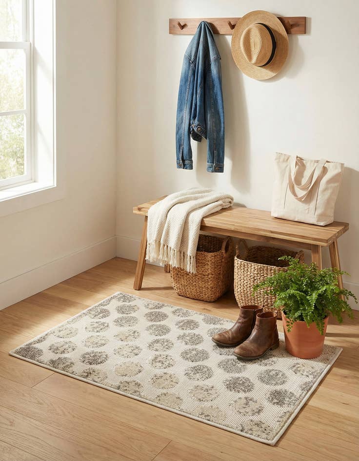 Detail image of  2' x 3'  Washable Sabrina Soto Indoor / Outdoor Rug