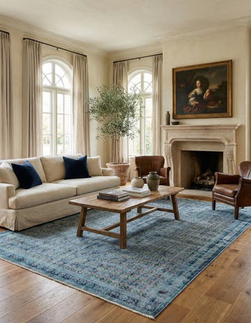 5' 8 x 9' 2 Vintage Royal Wool Rug