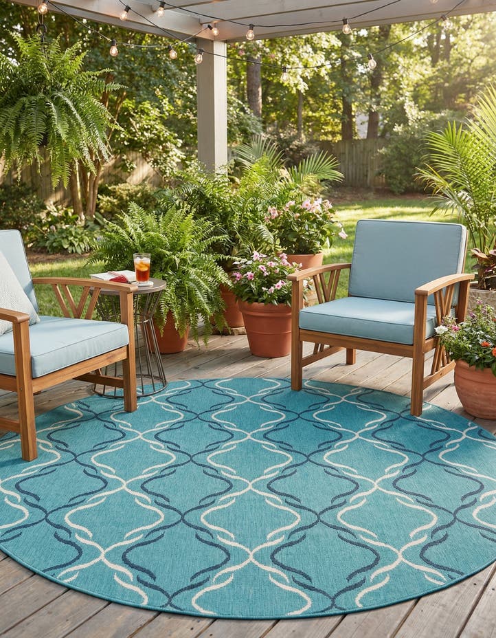 7' x 7' Easy-Clean Lattice Indoor / Outdoo...