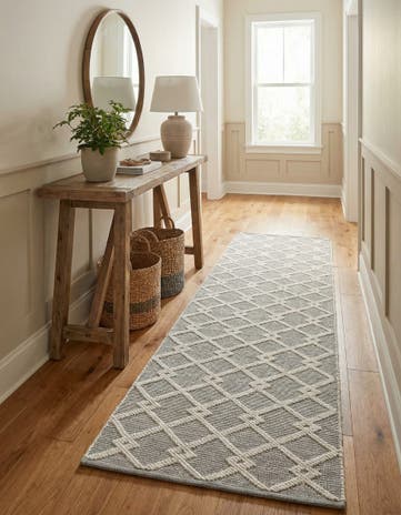 2' 7 x 12' Hand Knotted Jill Zarin Dorset Runner Rug